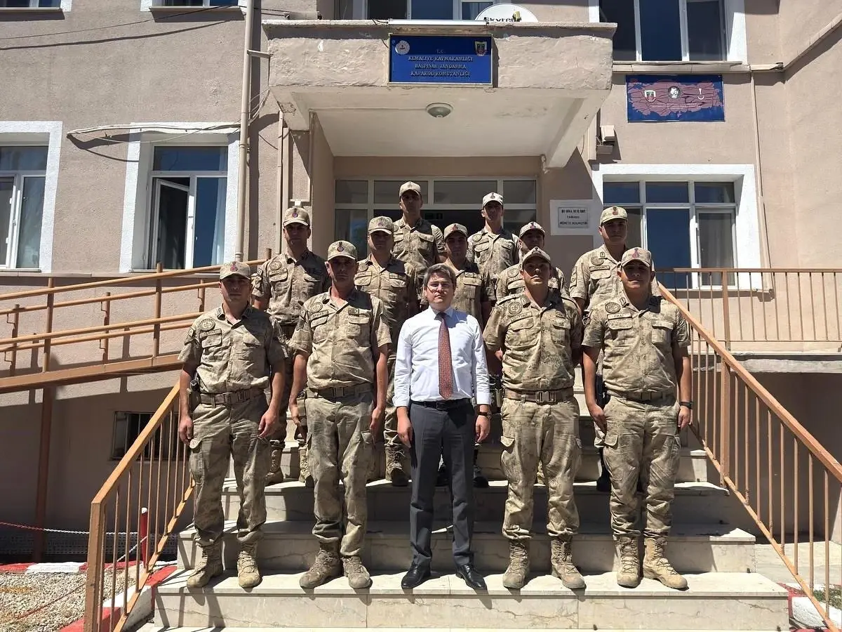 Kaymakam Arıkan Jandarma Karakolunu Ziyaret Etti