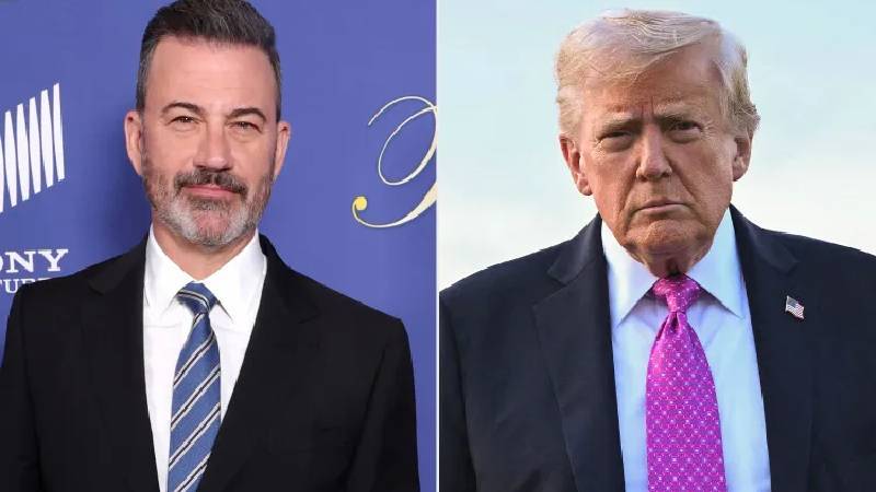 abd baskani trumptan jimmy kimmelin tv sovunun geri donusune tepki tam bir kaybedenler surusu kimmel kotu reytinglerinde curusun 5tSeYk6M