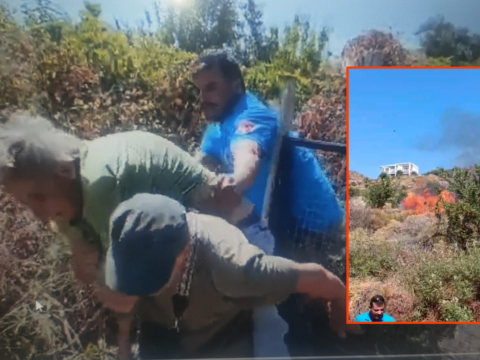 Bodrumda yasli bir kadin evlerin yakininda cikan yanginda son anda alevlerin arasindan kurtarildi olayin xqGAABqT